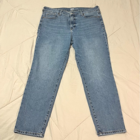 Old Navy Denim - Old Navy Women’s O.G. Straight High Rise Denim Jeans 90s Style Size 14